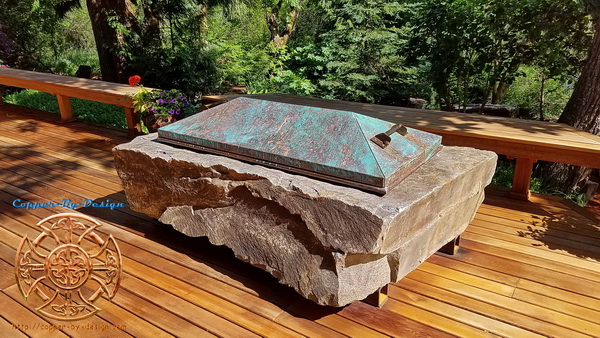 Cbd S Copper Fire Pit Cover, Patina Fire Pit Covers