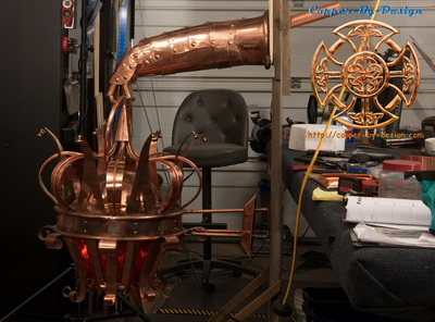 Black's Set of 4 Crown Style Lanterns