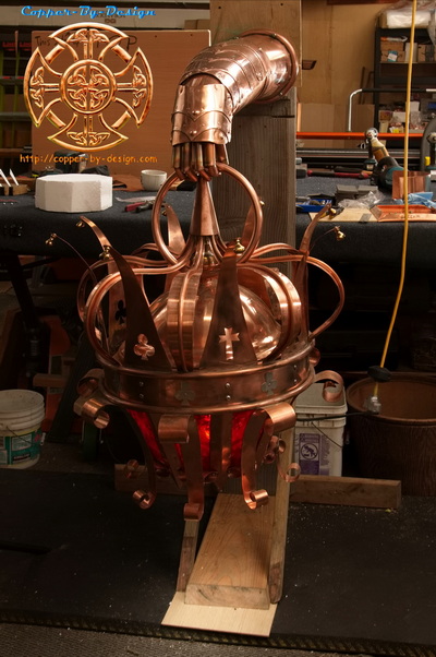 Black's Set of 4 Crown Style Lanterns