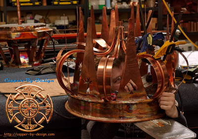 Black's Set of 4 Crown Style Lanterns