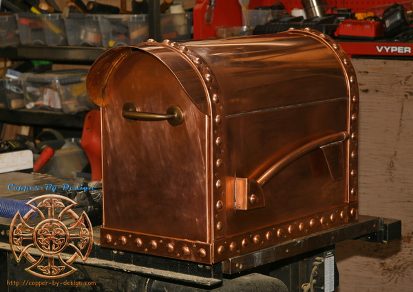 Rieke's $3.6k deluxe 48oz copper mailbox