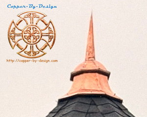 A Pair of Turret Roof Caps